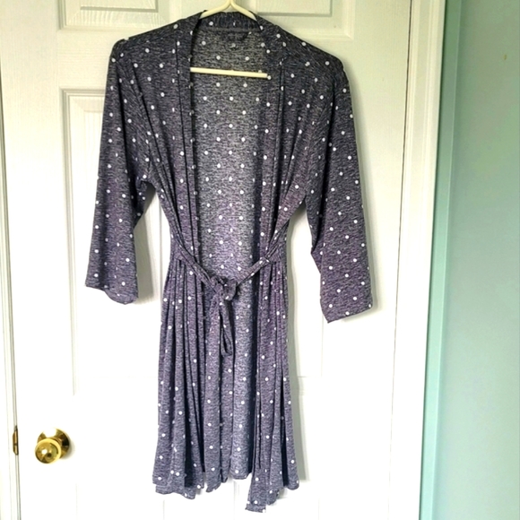 Laura Ashley Women's Polka-Dot Pajamas Set (3 pieces) - Picture 3 of 15